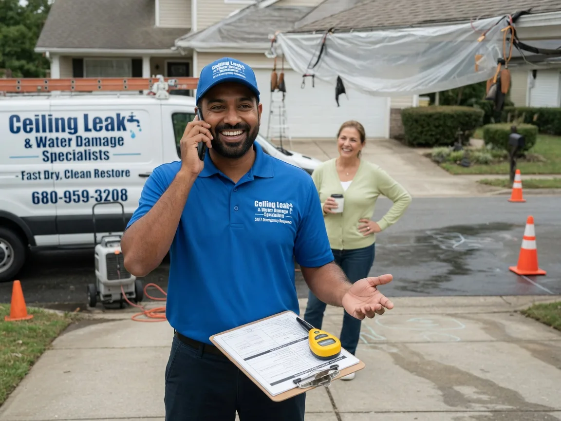 Ceiling Leak Cleanup Bradford, IA FAQs
